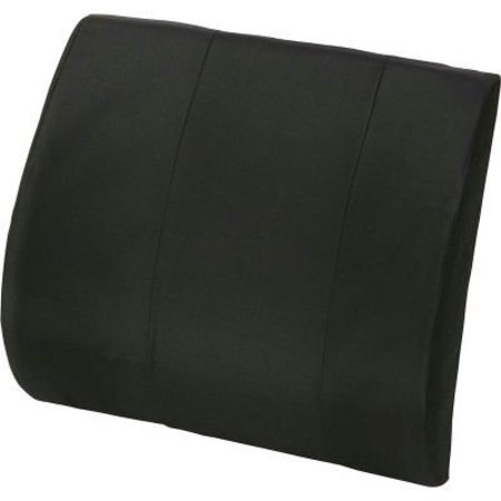 HEALTHSMART DMI Lumbar Back Support Foam Seat Cushion, Black 555-7301-0200